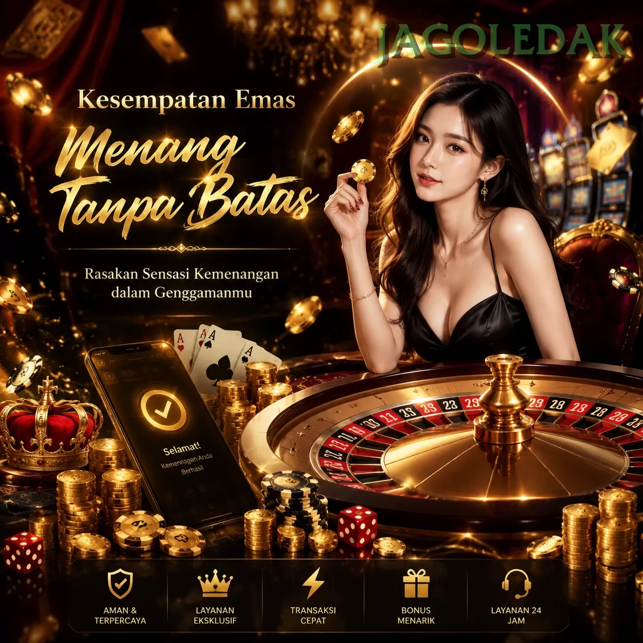 Main jagoledakt Menang Jackpot Besar
